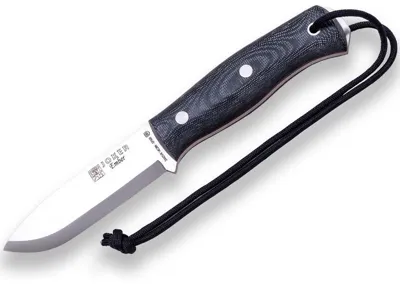Cuchillo Bushcraft JOKER Ember Scandi Mango de Micarta Canvas - Joker Cuchillería Deportiva