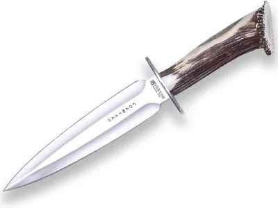 Cuchillo de Remate JOKER Colmillo Puño de Ciervo - Joker Cuchillería Deportiva