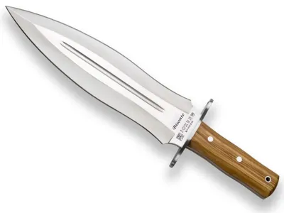 Cuchillo de Remate Bisonte con Puño de Olivo - Joker Cuchillería Deportiva