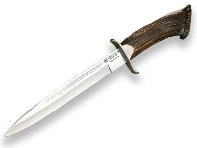 Cuchillo de Remate JOKER Chamoís Puño de Ciervo - Joker Cuchillería Deportiva