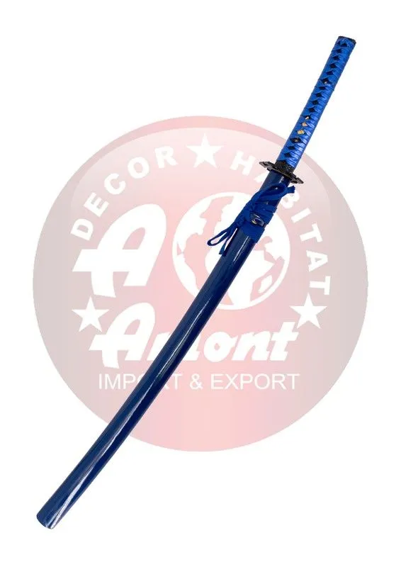 Amont Katana Funcional de Corte Damasco · Azul