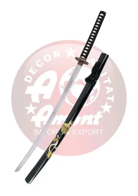 Katana Decorativa con Decoración de Dragón en - Amont
