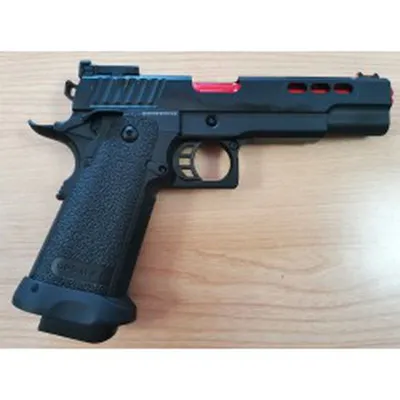 Gas Full Metal Hi-Capa 5.1 Mrp New Gen con Maletín Cañón - Golden Eagle