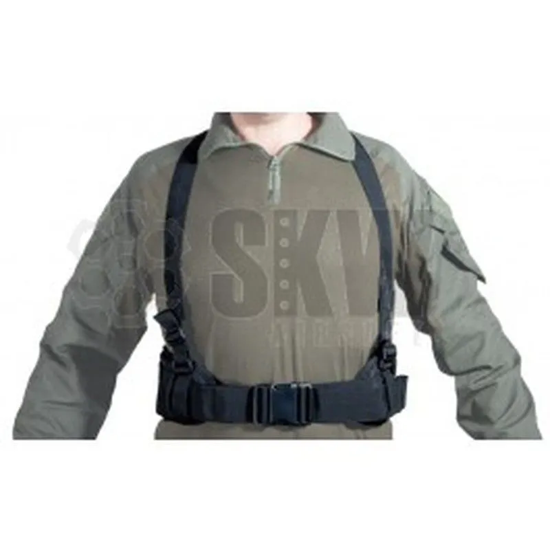 Varios MOLLE con Tirantes · Negro