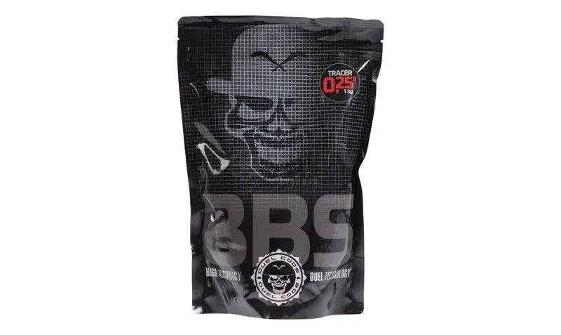 Duel Code Bolas Tracer 0.25g 1kg · Rojo