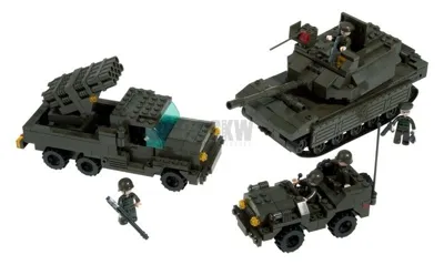 Fuerzas de Combate 602 Pcs - Sluban