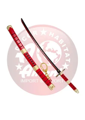 Llavero Katana Sandai Kitetsu de Zoro de One Piece - Amont