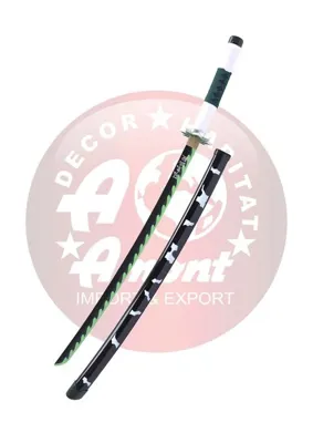Katana Bambú Shinazugawa Sanemi de Demon Slayer Kimetsu No Yaiba - Amont