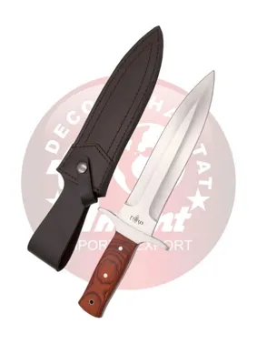 Cuchillo de Caza Doble Filo Mango Pakkawood - Third