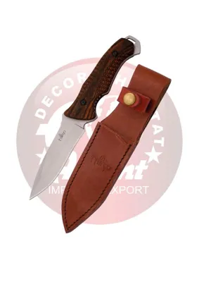 Cuchillo de Caza Mango Pakkawood Hoja Satinada - Third