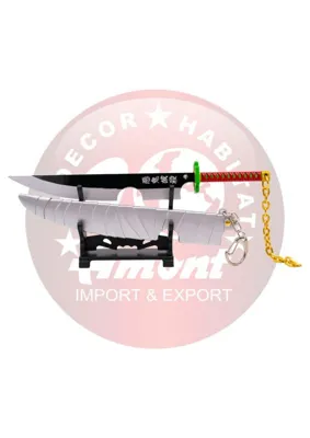 Llavero Katana de Tengen Uzui Kimetsu No Yaiba Demon Slayer - Varios