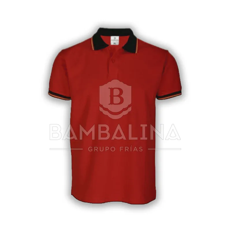 Polo España Algodón · Rojo
