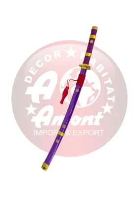 Katana Bambú Enma de Zoro de One Piece Mango Encordado - Amont