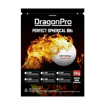 Bolas 0.20g Grado Competición Bolsa 1 kg 5000 BBs - DragonPro