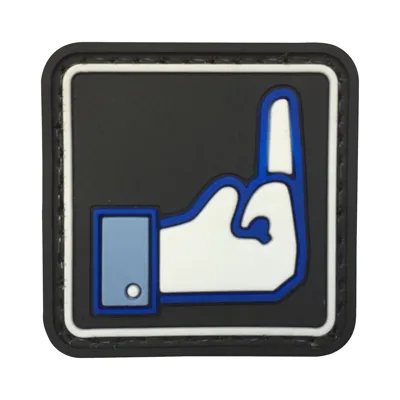 Parche de Goma PVC No Me Gusta 40 x 40 mm - DragonPro