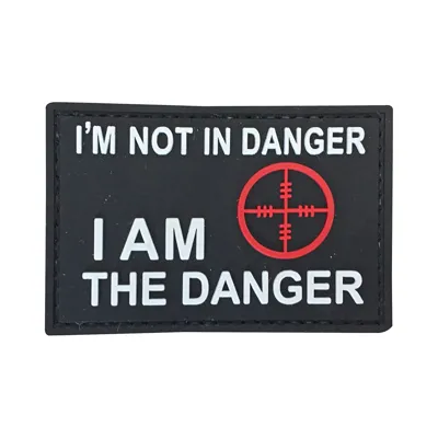 Parche de Goma PVC I Am the Danger 75 x 50 mm - DragonPro