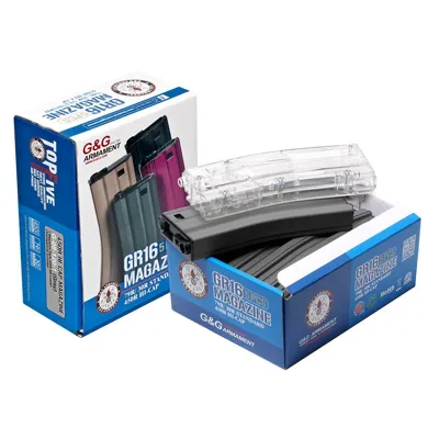 450R Standard Magazine for GR16 5PCS+ BB Loader G-08-120-1 - G&G