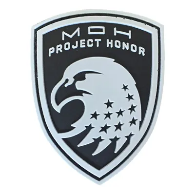 Parche de Goma PVC MOH Project Honor 75 x 58 mm - DragonPro
