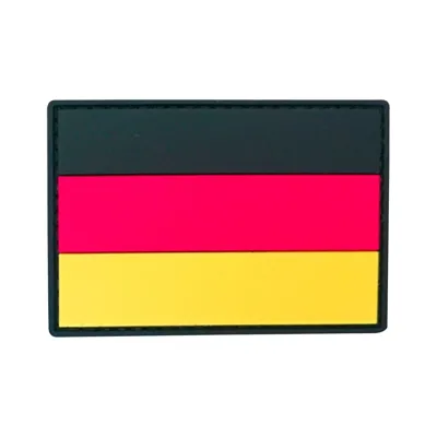 Parche de Goma PVC Bandera Alemania 70 x 50 mm - DragonPro