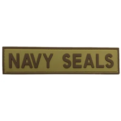 Parche de Goma PVC Navy SEALs 128 x 30 mm - DragonPro