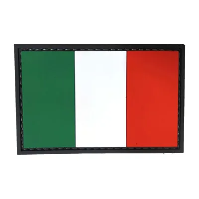 Parche de Goma PVC Bandera Italia 70 x 50 mm - DragonPro