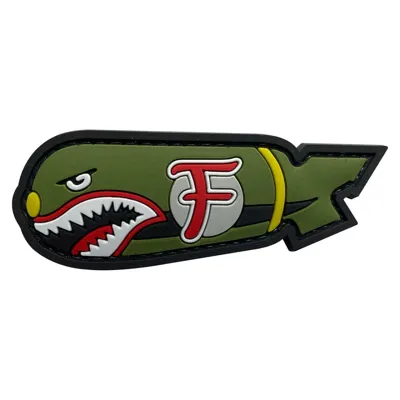 Parche de Goma PVC F-Bomb 90 x 30 mm - DragonPro