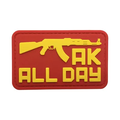 Parche de Goma PVC AK All Day 75 x 45 mm - DragonPro