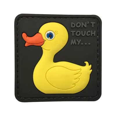 Parche de Goma PVC Don't Touch Me 50 x 50 mm - DragonPro