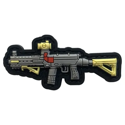 Parche de Goma PVC Fusil Asalto 72 x 35 mm - DragonPro