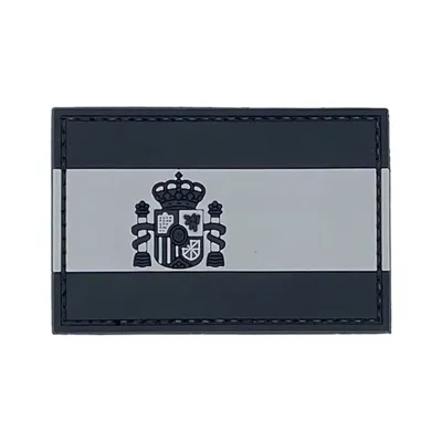 Parche de Goma PVC Bandera España 75 x 50 mm - DragonPro