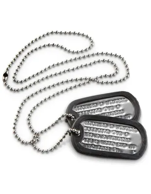 Dog Tag US Army Plateadas - Mil-Tec