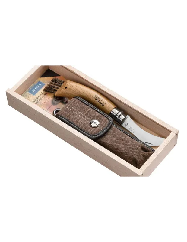 Opinel Navaja Setas Roble con Funda