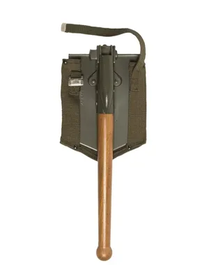 Pico/Pala Plegable con Funda Mango de Madera - Mil-Tec
