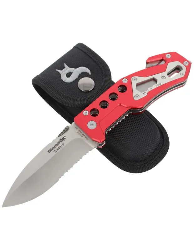 Fox Knives Navaja Fox Rescue · Black red
