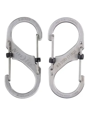 Mosqueton S-Biner Slidelock Steel Segur Metal 4,5kg - NITE IZE