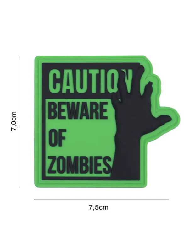 101 Inc PVC Caution Zombies · Verde / OD