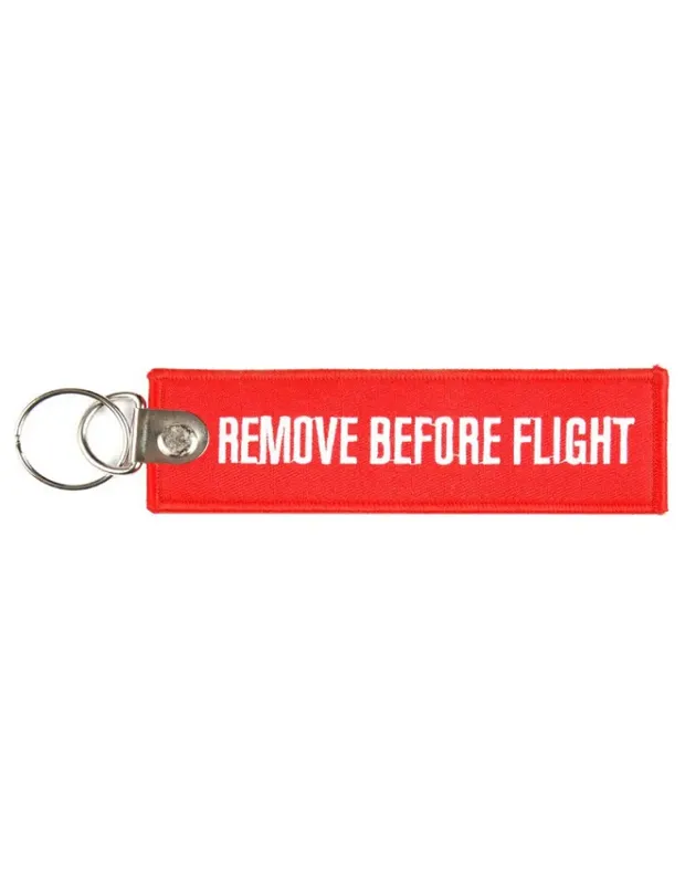 Fostex Llavero Remove Before Flight · Rojo