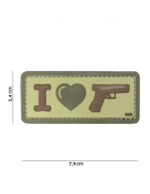 PVC I Love My Sidearm - 101 Inc
