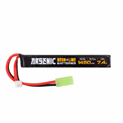 Pro LIPO 7.4V 1450mAh 25C/50C 1STICK - Arsenic