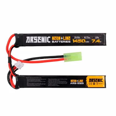 Pro LIPO 7.4V 1450mAh 25C/50C 2STICK - Arsenic