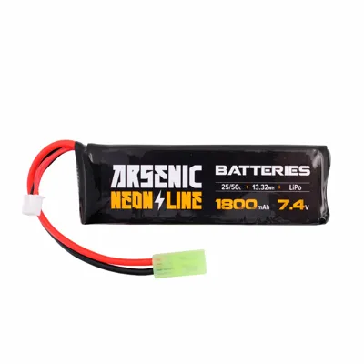 Pro LIPO 7.4V 1800mAh 25C/50C 1STICK Mini - Arsenic