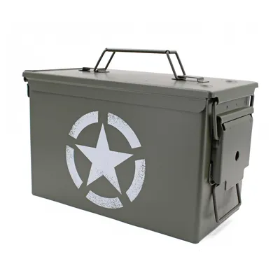 Caja Munición Metálica gr cal 50 Estrella - Foraventure