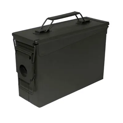 Caja Munición Metálica PEQ cal 30 Nueva - Foraventure