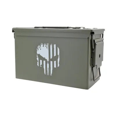 Caja Munición Metálica Punisher gr cal 50 - Foraventure