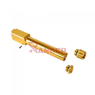 Cañón Externo Roscado LayLax/ Glock 17 Umarex Non Recoiling - Nine Ball
