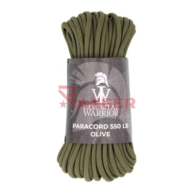 Cordino Immortal Paracord 4mm x 15m 550LB - Immortal Warrior