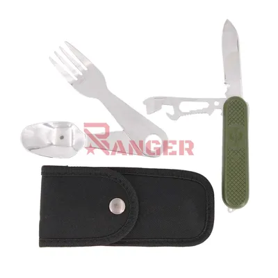 Cubierto Militar Immortal Navaja C/Funda Cordura - Immortal Warrior