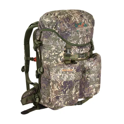 Mochila de Caza con Bolsillo para Rifle Suede 65 Litros PF Pro - Nature by MARSUPIO