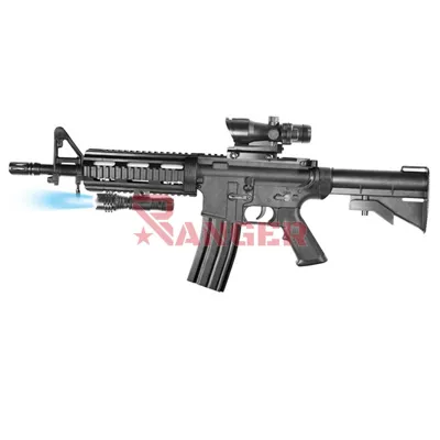M4 Muelle Culata Crane con Visor y Linterna - VIGOR