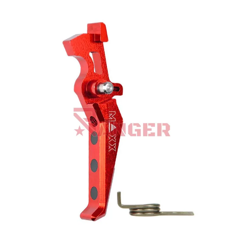 Maxx Model Gatillo-E CNC Avanzado Aluminio · Rojo
